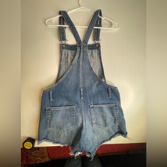 Abercrombie & Fitch Denim Short Overalls S - Picture 8 of 17